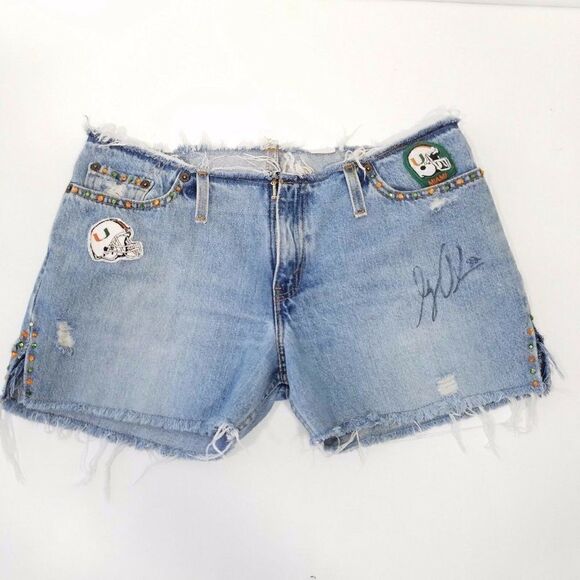 Miami Hurricanes Greg Olsen Autographed Shorts - Picture 10 of 11